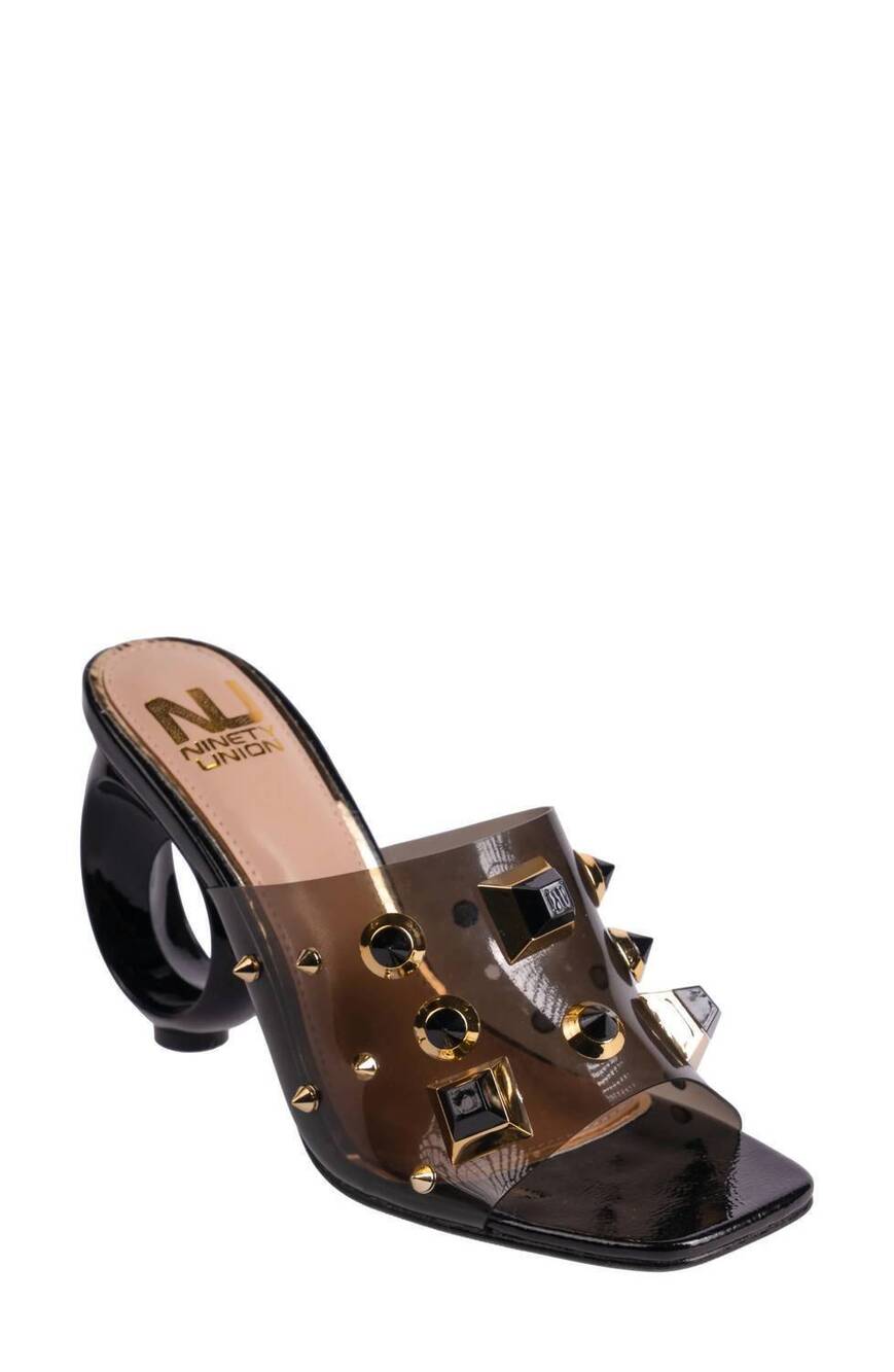 NEW NINETY UNION women's vegas heel sandals in black